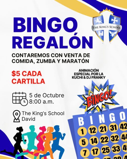 ¡Hola a todos! 🎉
¿Listos para un día lleno de risas, emoción y premios? 🎊✨
📅 Fecha: Domingo 5 de octubre
⏰Hora: Desde las 8:00 am
📍Lugar: Instalaciones del colegio
🎫Compra tus cartones en nuestras oficinas
¡No te pierdas nuestro BINGO! 🎯 Tendremos cartones, sorpresas y muchísima diversión. ¡Y sí, habrá premios increíbles para los afortunados que canten "¡BINGO!" 🏆🎁
✅ Invita a tus amigos y familiares.
✅ Prepara tus cartones y tu mejor suerte.
¡Esperamos verte ahí! 👋😊